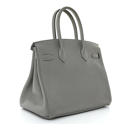Hermes Togo BIRKIN 30 Gris Mouette 3 of 13