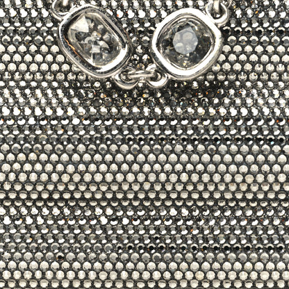Judith Leiber Swarovski Crystal Minaudiere Clutch Silver 8 of 11