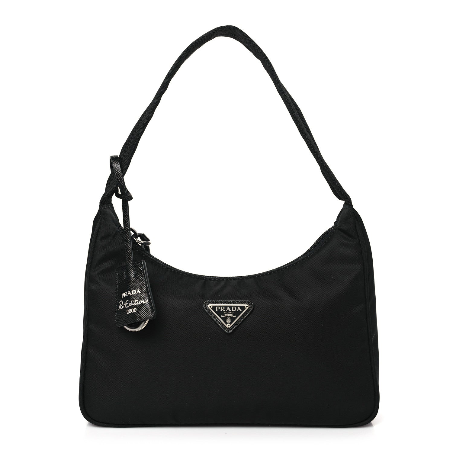 Prada Tessuto Nylon Mini Re-Edition 2000 Bag Black 1 of 8