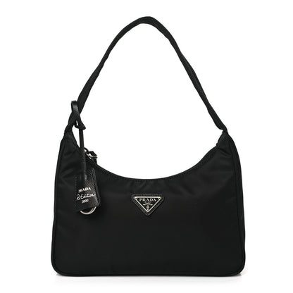 Prada Tessuto Nylon Mini Re-Edition 2000 Bag Black 1 of 8