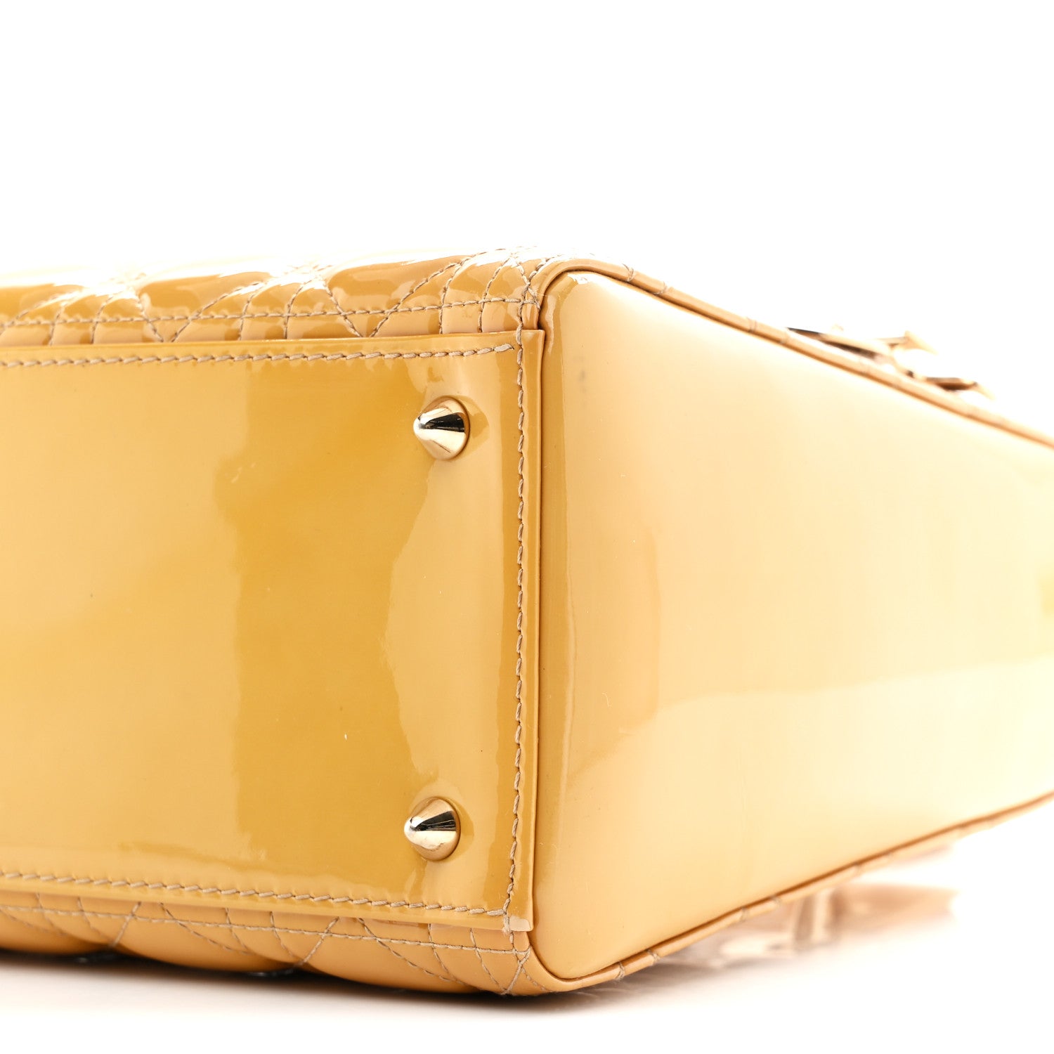 Christian Dior Patent Cannage Medium Lady Dior Dark Beige 10 of 12
