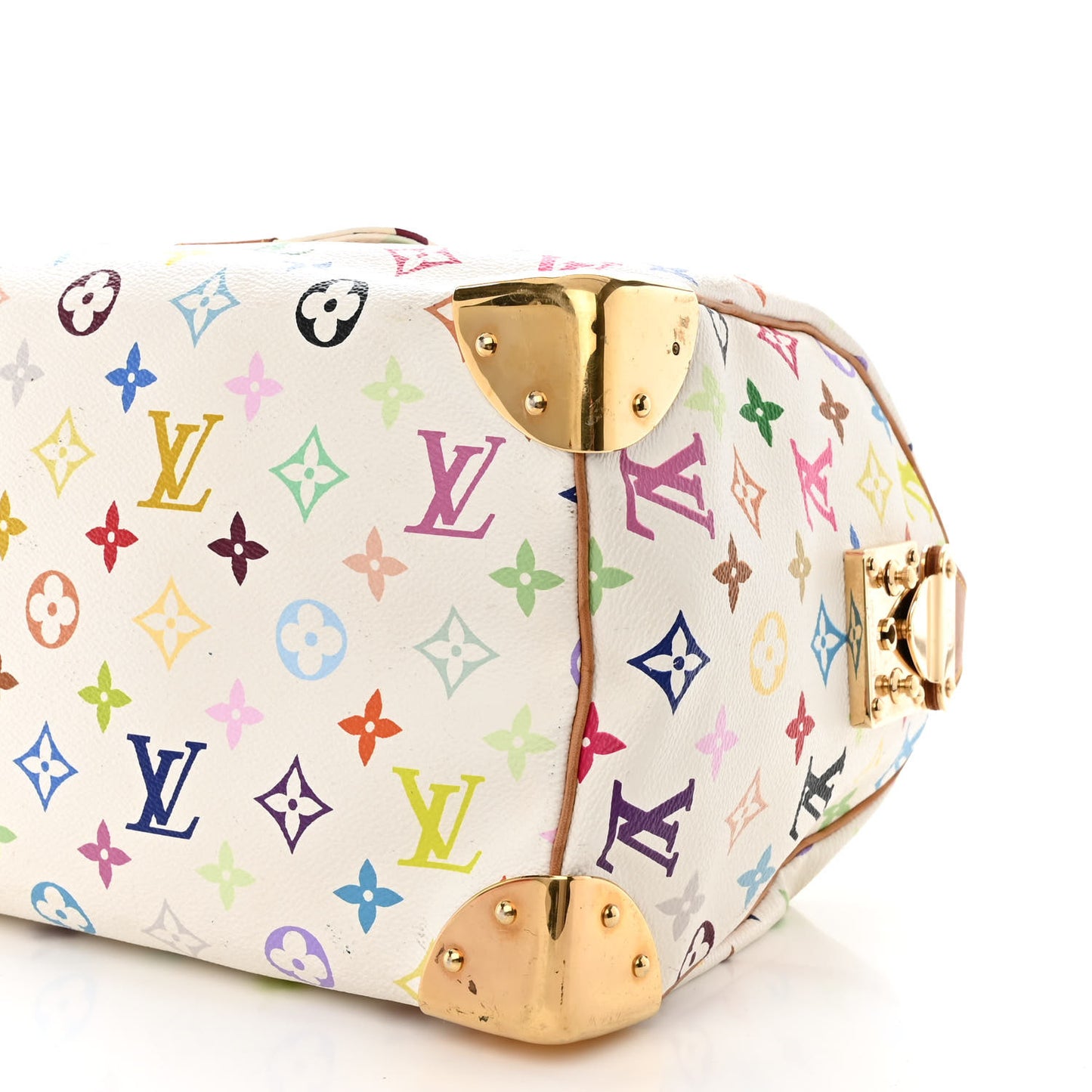 Monogram Multicolor Speedy 30 White