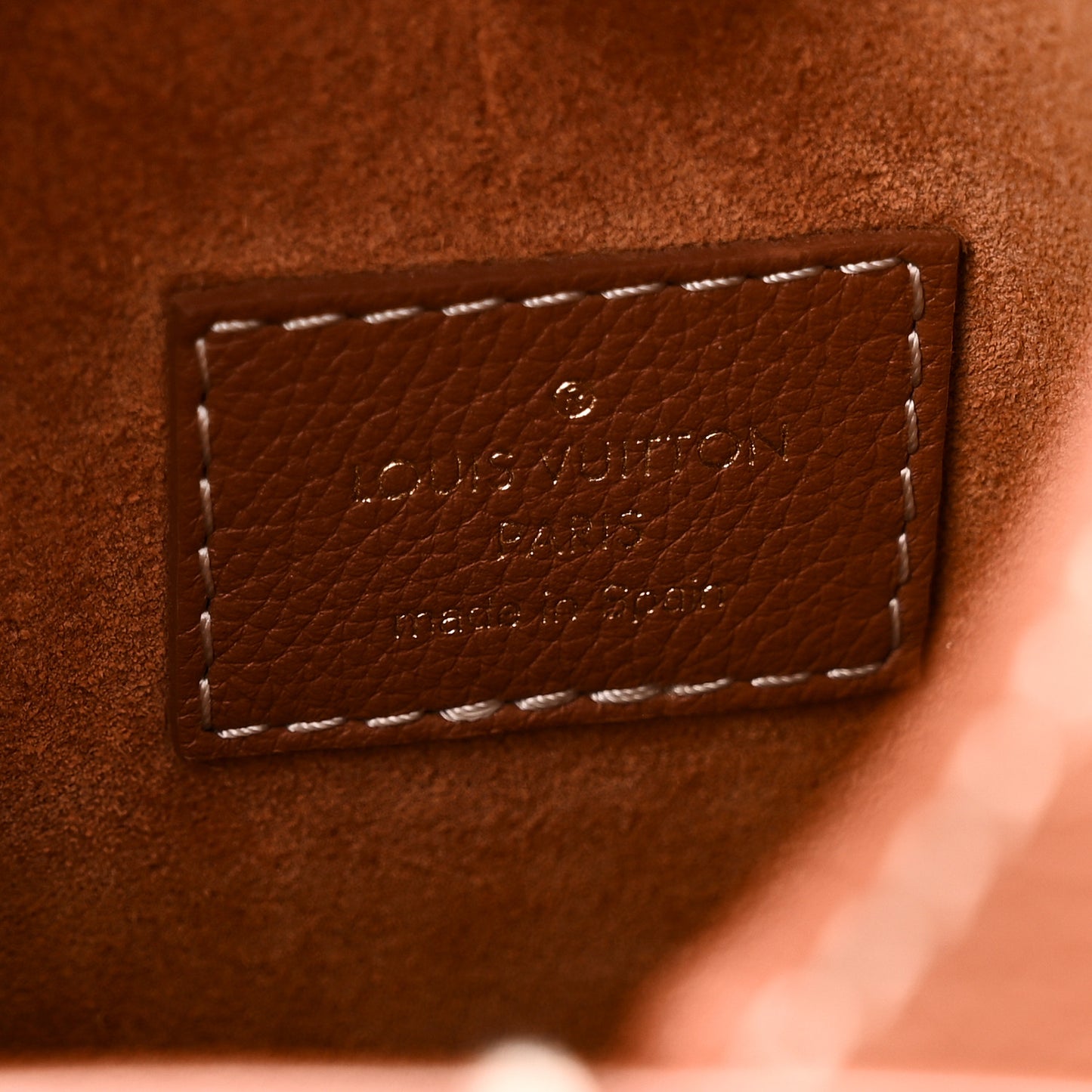 Grained Calfskin Low Key Hobo PM PM Cognac