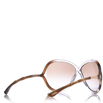 Tom Ford Bamboo Simone Crossover Sunglasses TF74 Brown 4 of 7