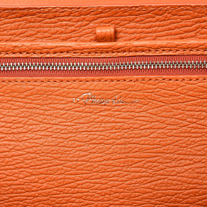 3.1 Phillip Lim 3.1 Textured Calfskin Large Pashli Satchel Mandarin 7 of 14