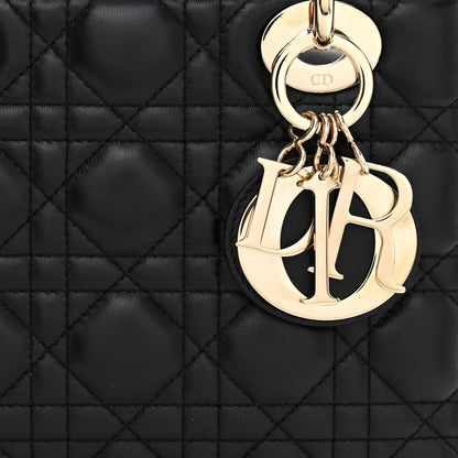 Christian Dior Lambskin Cannage Small My ABCDior Lady Dior Black 8 of 12