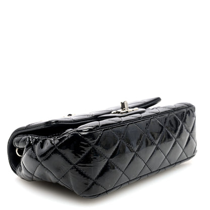 Chanel Patent Calfskin Quilted Mini Rectangular Flap Black 4 of 10