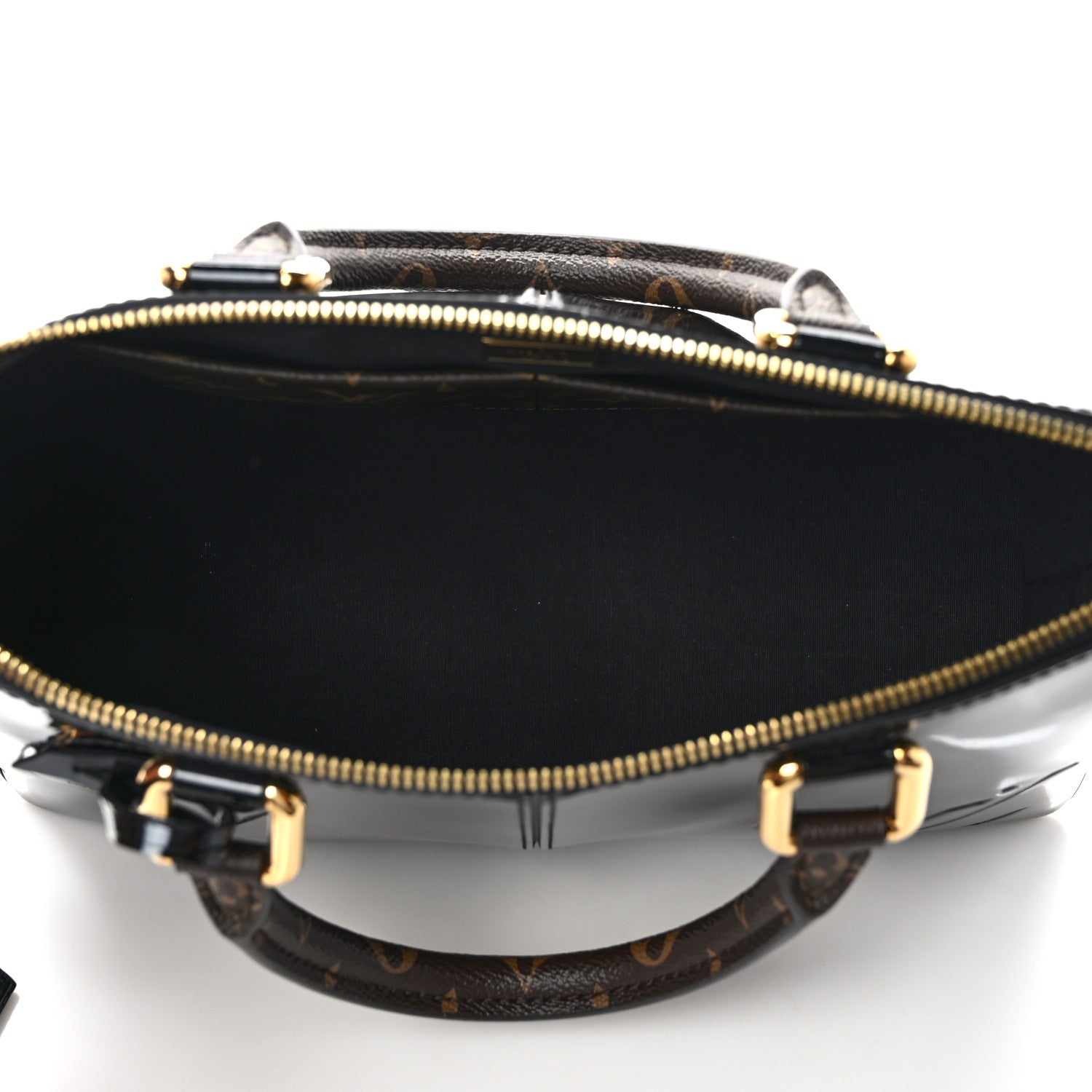 Louis Vuitton Patent Calfskin Miroir Tote Black 6 of 9