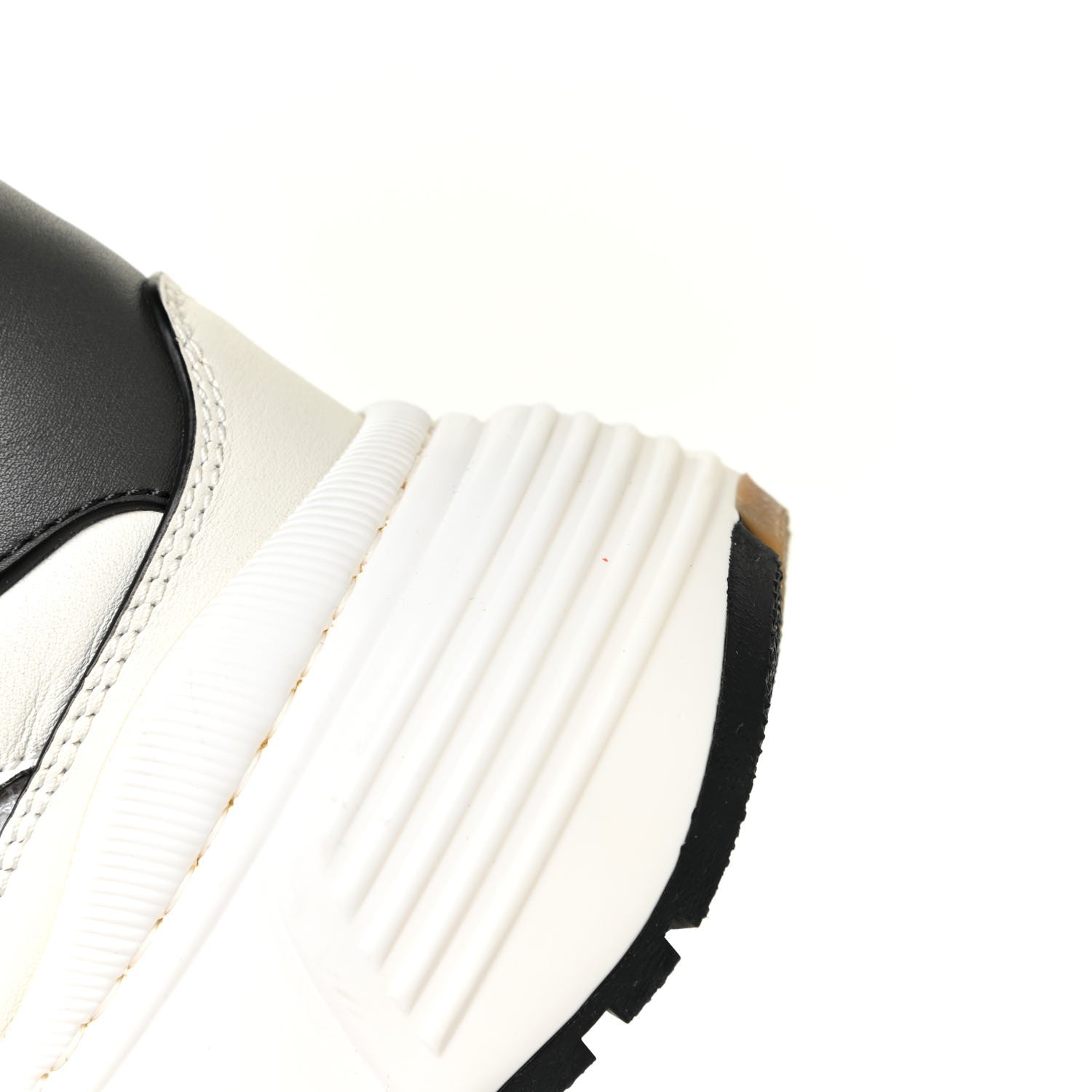 Bottega Veneta Calfskin Technical Mesh Speedster Sneakers 42 White Black 14 of 14