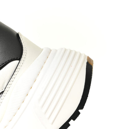 Bottega Veneta Calfskin Technical Mesh Speedster Sneakers 42 White Black 14 of 14