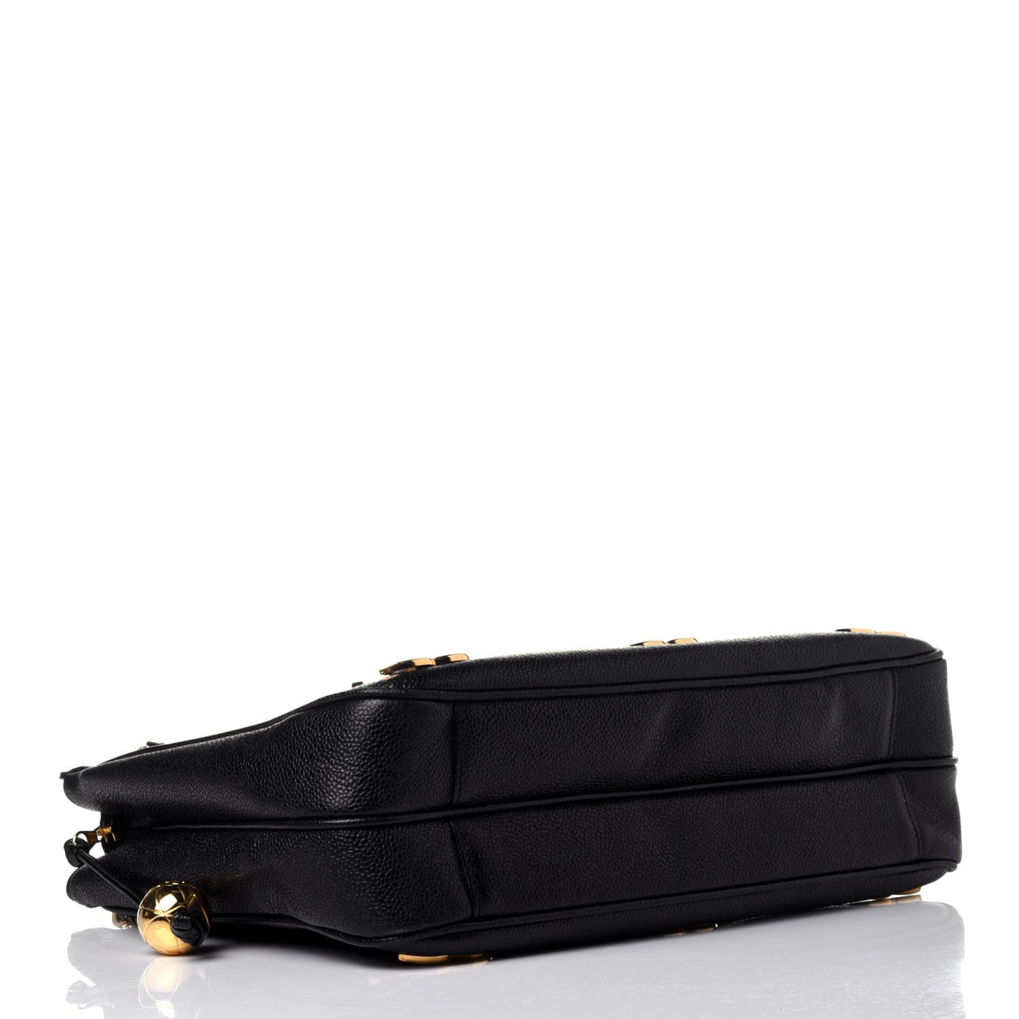 Caviar CC Shoulder Bag Black