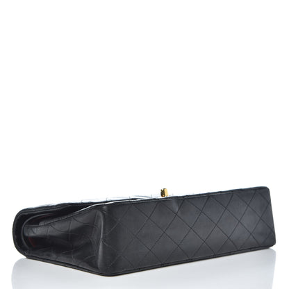 Chanel Lambskin Quilted Medium Double Flap Bag Black 4 of 13