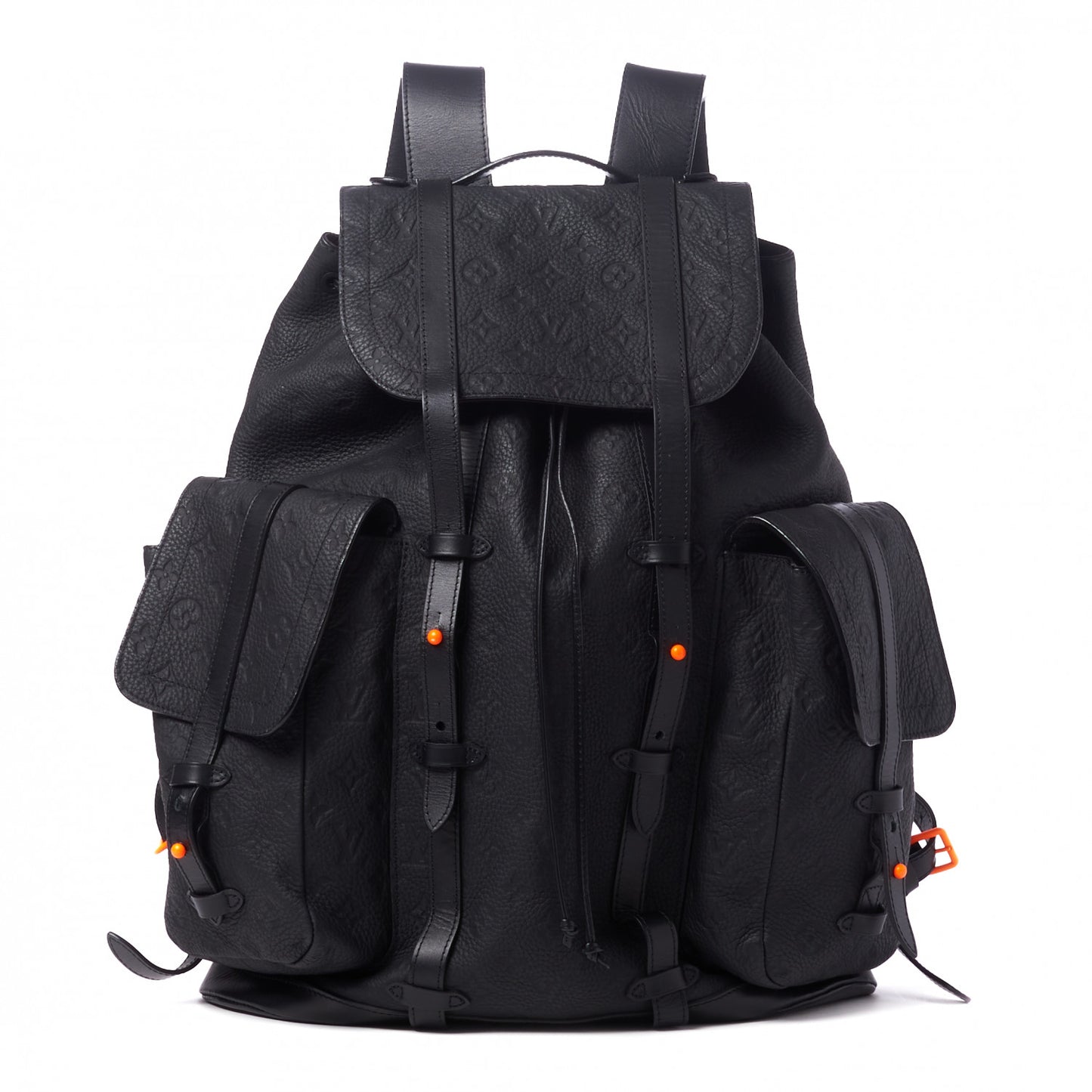Taurillon Monogram Christopher GM Backpack Black