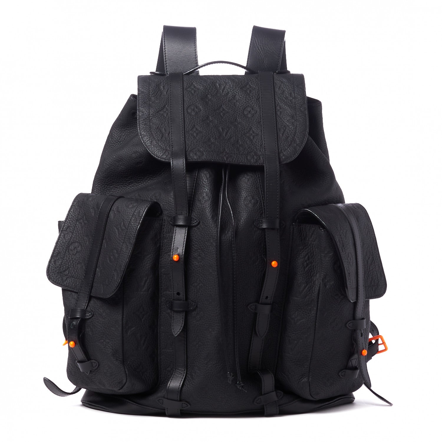 Louis Vuitton Taurillon Monogram Christopher GM Backpack Black 1 of 8
