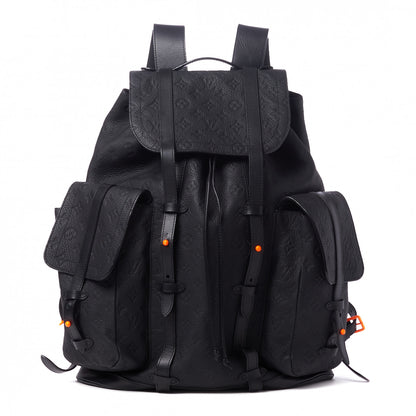 Louis Vuitton Taurillon Monogram Christopher GM Backpack Black 1 of 8