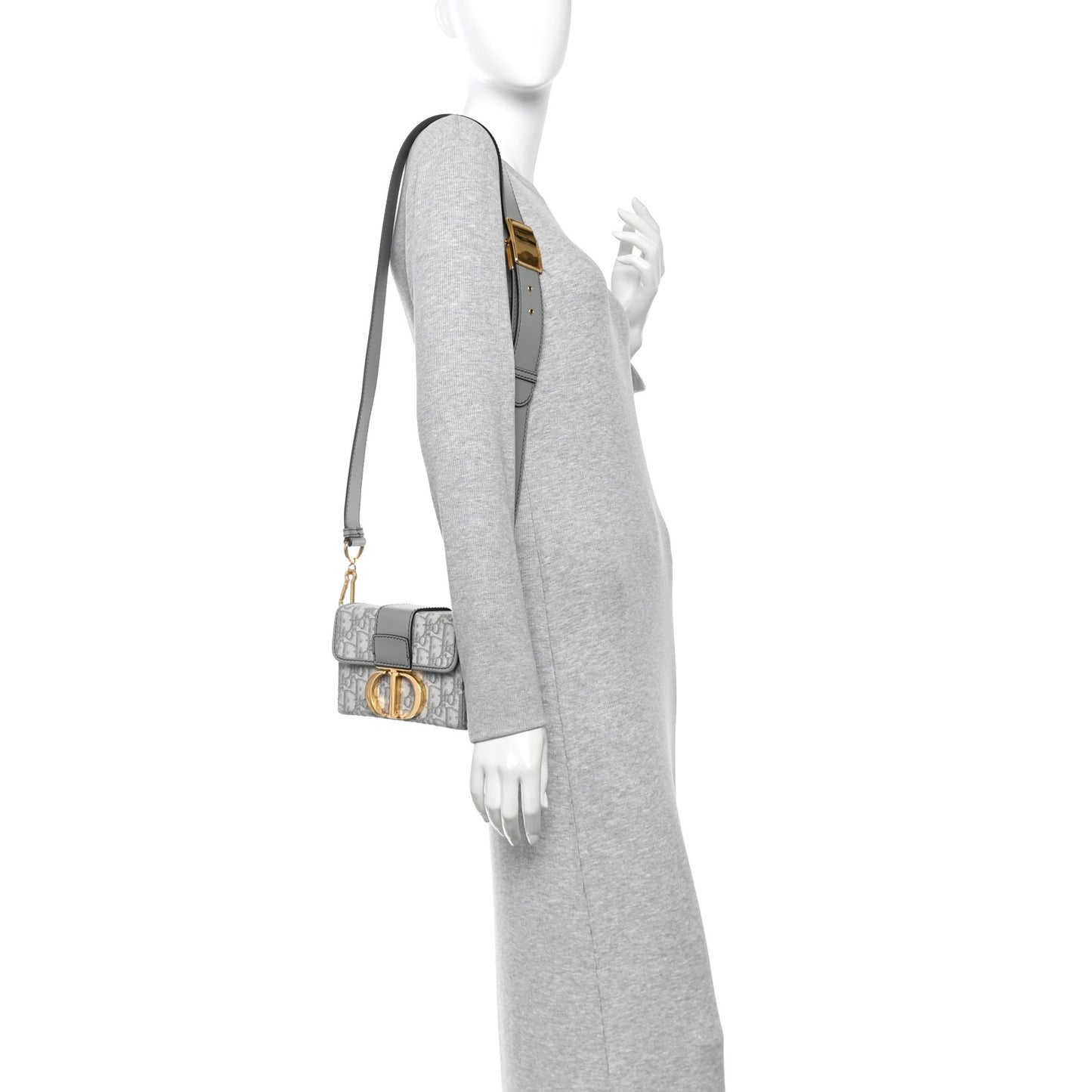Oblique 30 Montaigne Box Bag Grey