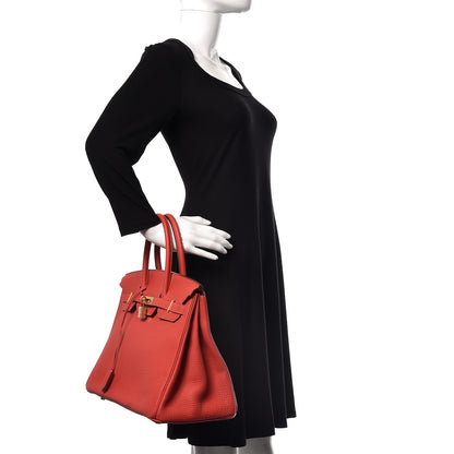 Hermes Togo Birkin 35 Rouge Pivoine 2 of 29