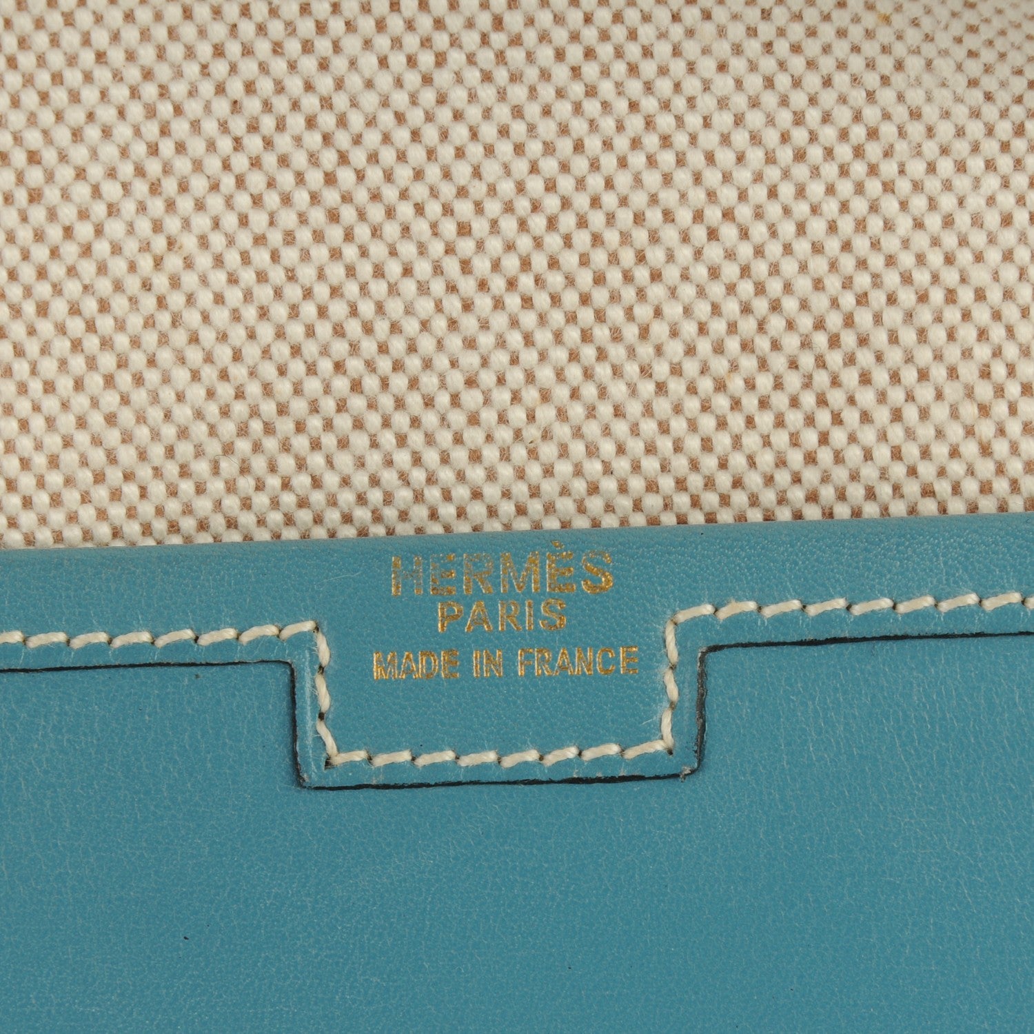 Hermes Box Jige PM Clutch Blue Jean 5 of 10