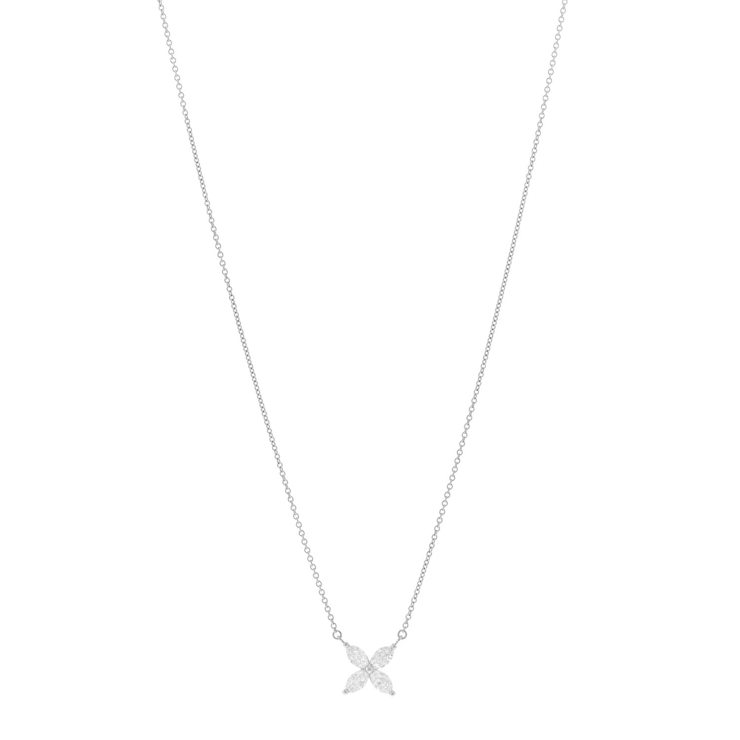 Tiffany Platinum Diamond Large Victoria Necklace 1 of 5