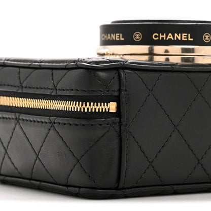 Chanel Lambskin Quilted Coco Click Bag Black 9 of 11