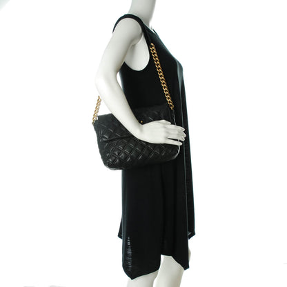 Marc Jacobs Lambskin Quilted The Large Single Flap Black 2 of 7
