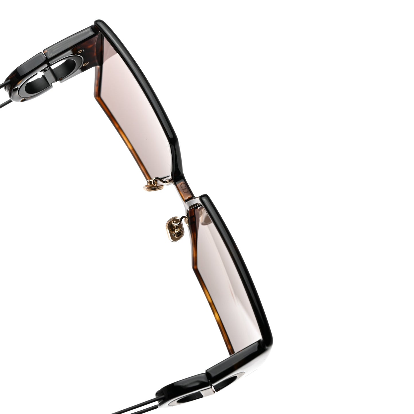 Square 30 Montaigne Sunglasses Havana