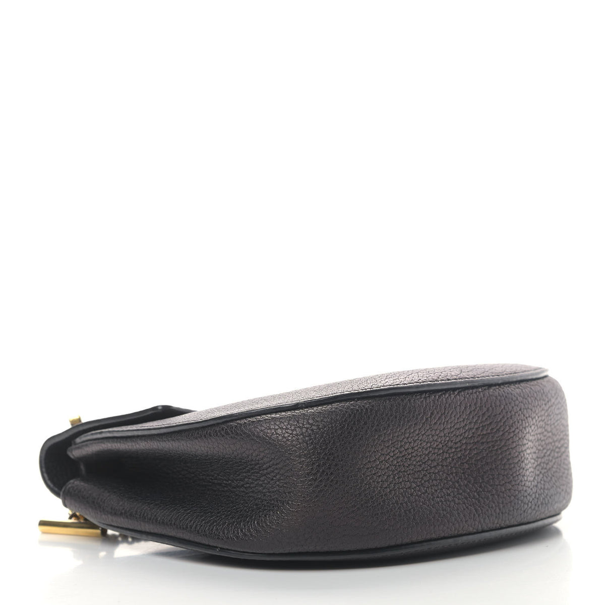 Grained Lambskin Mini Drew Shoulder Bag Black