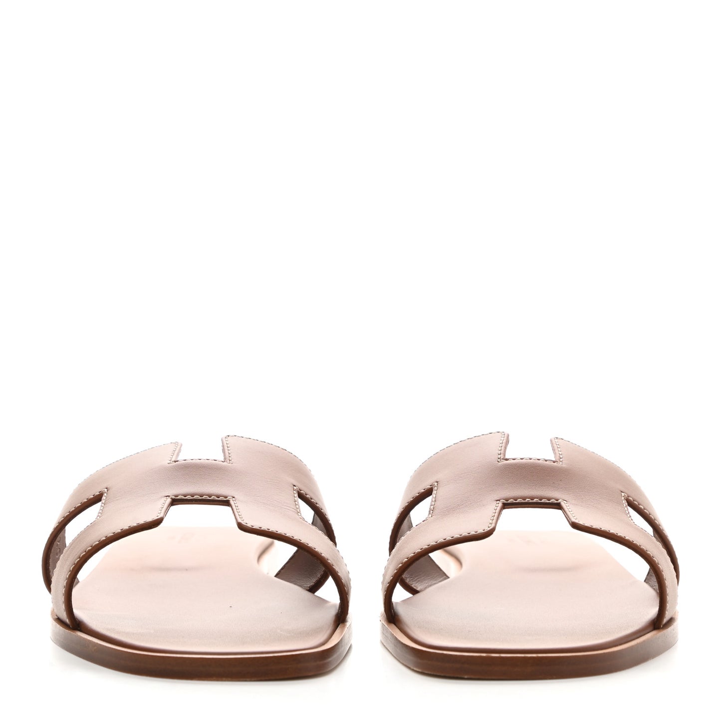 Box Calfskin Oran Sandals 38.5 Gold