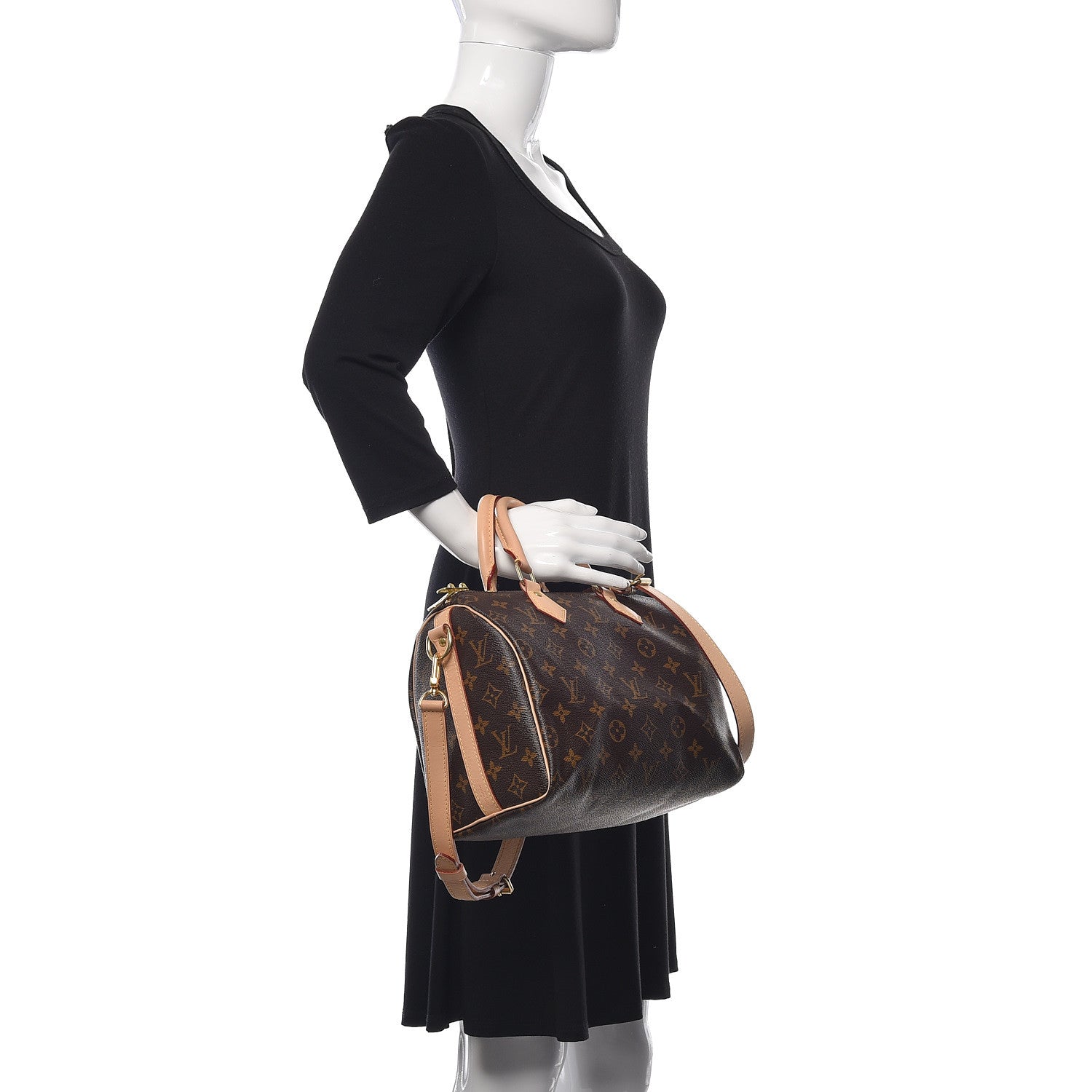 Louis Vuitton Monogram Speedy Bandouliere 25 3 of 12
