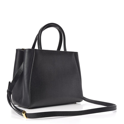 Fendi Vitello Elite Petite 2Jours Tote Black 3 of 10