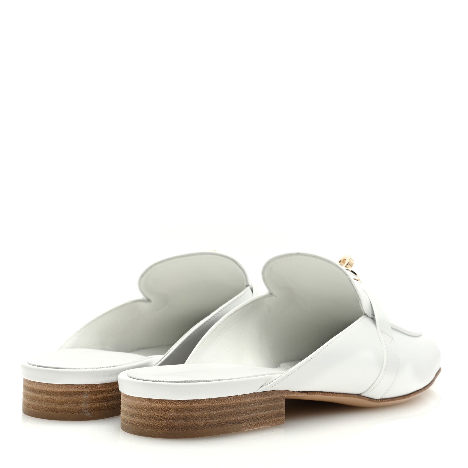 Hermes Calfskin Oz Mules 41 White 4 of 7