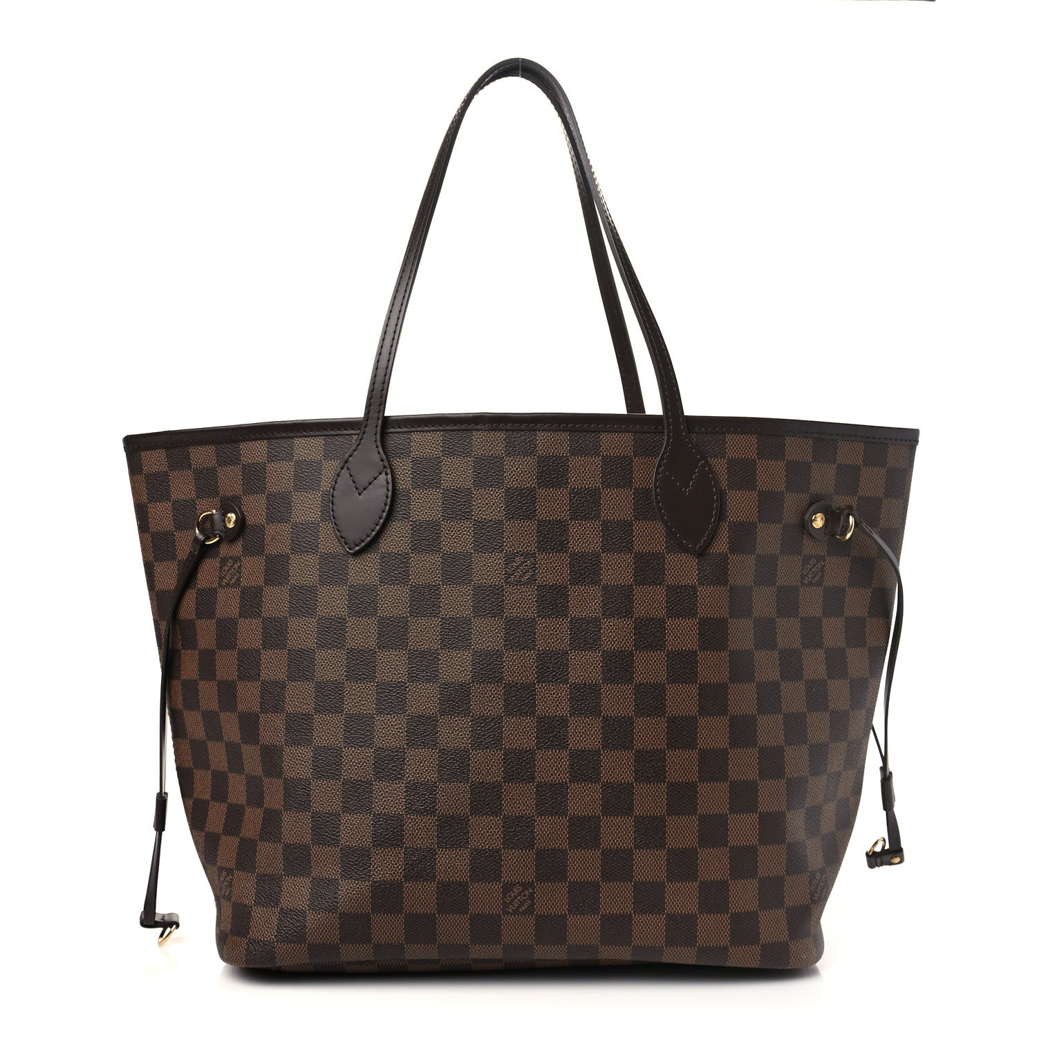 Louis Vuitton Damier Ebene Neo Neverfull MM Rose Ballerine 1 of 7