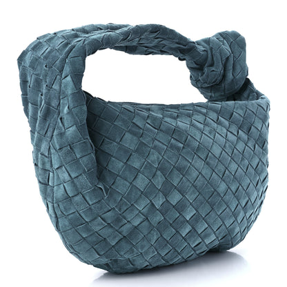 Bottega Veneta Suede Calfskin Intrecciato Teen Jodie Hobo Scuba 2 of 9