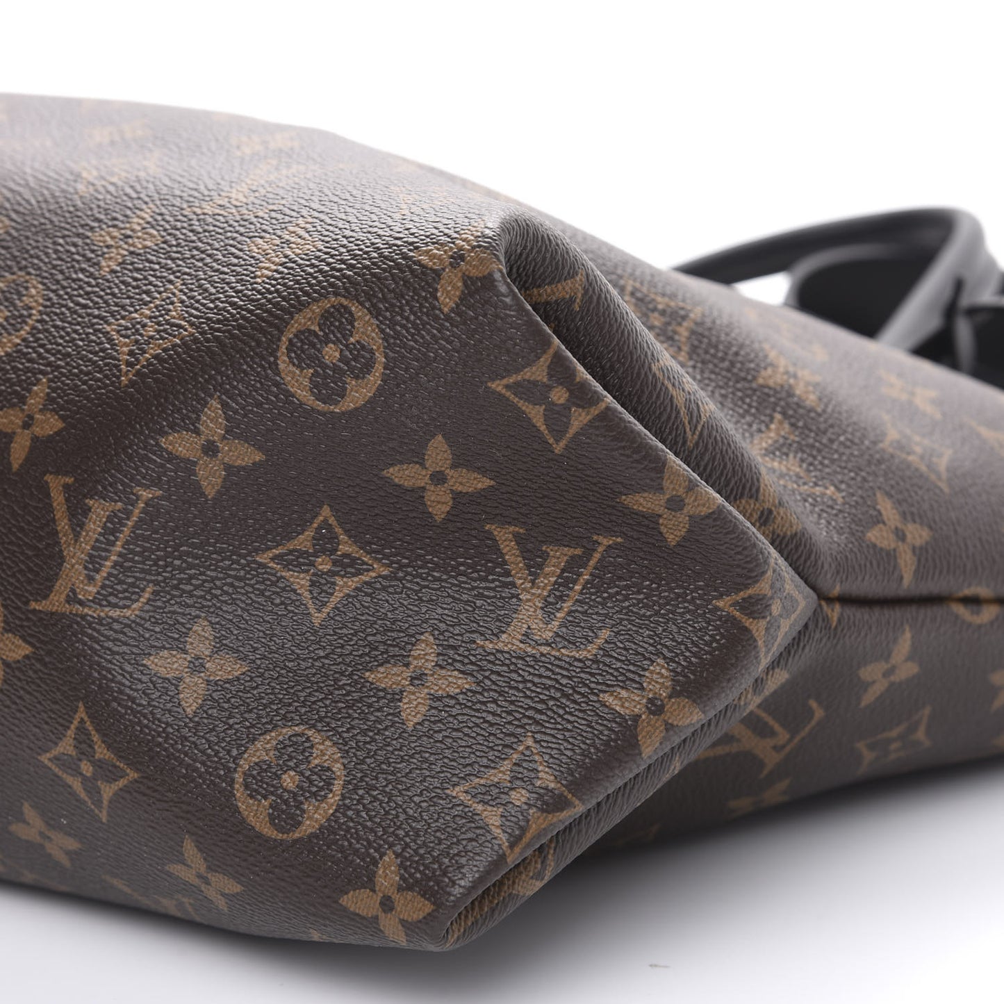 Monogram Flower Zipped Tote MM Black