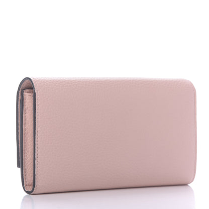 Gucci Calfskin Animalier Continental Wallet Porcelain Rose 3 of 9