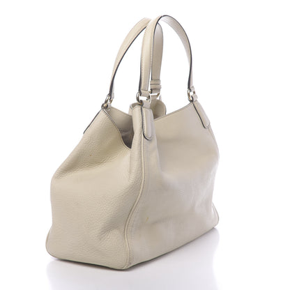 Gucci Pebbled Calfskin Medium Soho Shoulder Bag Off White 3 of 18