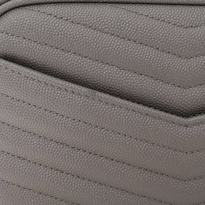 Saint Laurent Grain De Poudre Matelasse Monogram Mini Lou Camera Bag Fog 11 of 11
