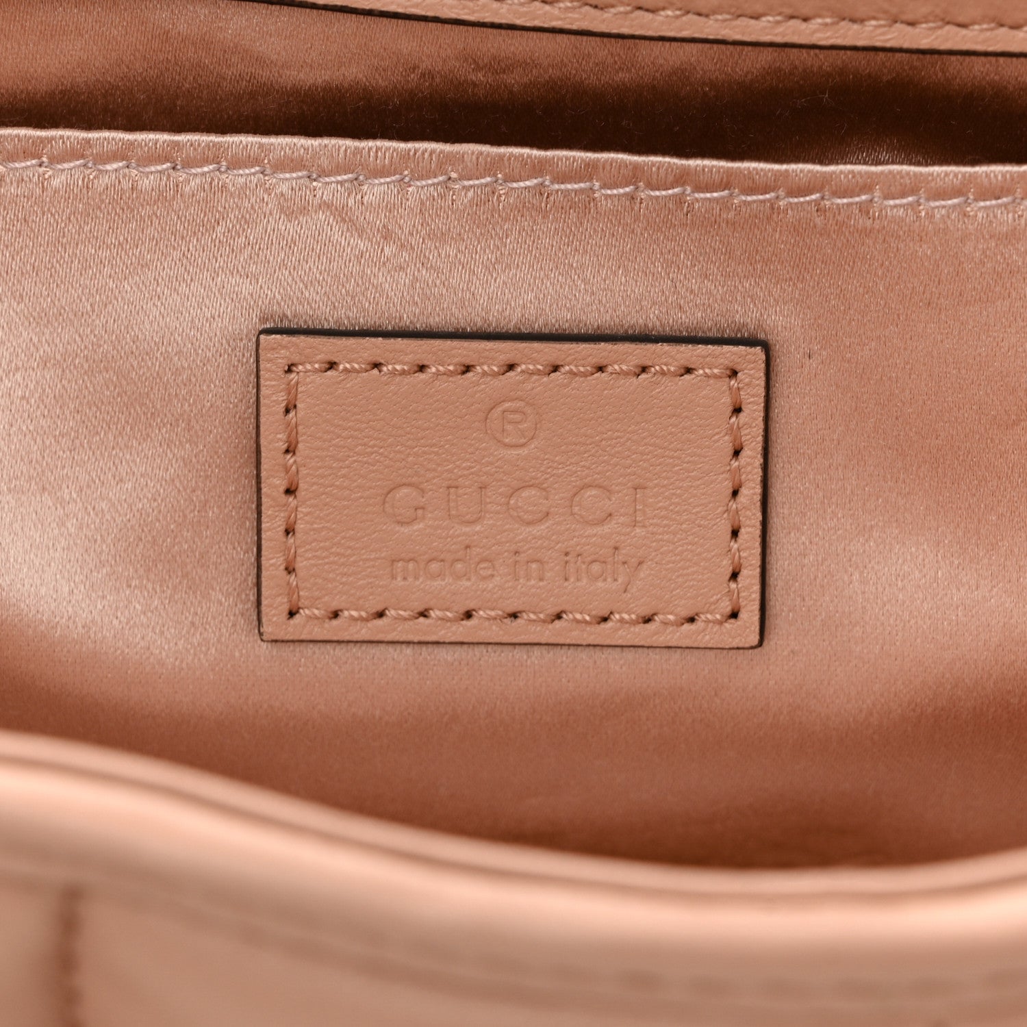 Gucci Nappa Vertical Matelasse Medium Maxi Horsebit Chain Shoulder Bag Pink Sand 6 of 11