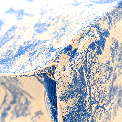 Christian Dior Straw Dioriviera Tote Blue 11 of 12