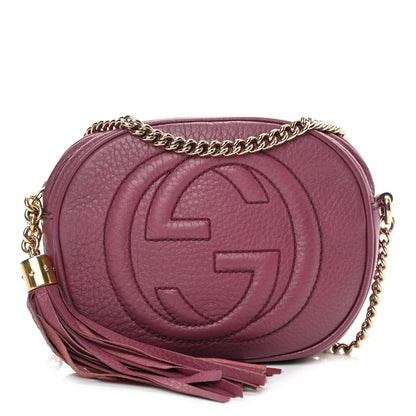 Gucci Cellarius Calfskin Mini Soho Chain Bag Peonia Flower 1 of 13