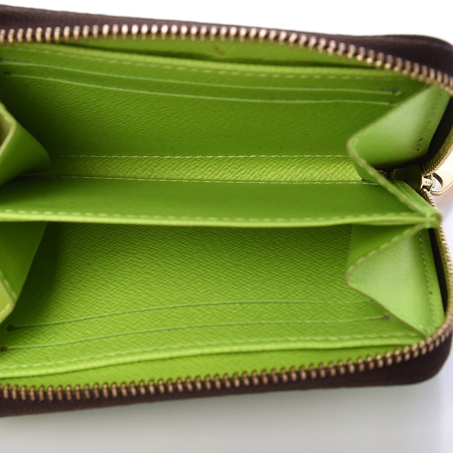 Monogram Graffiti Zippy Coin Purse Wallet Green