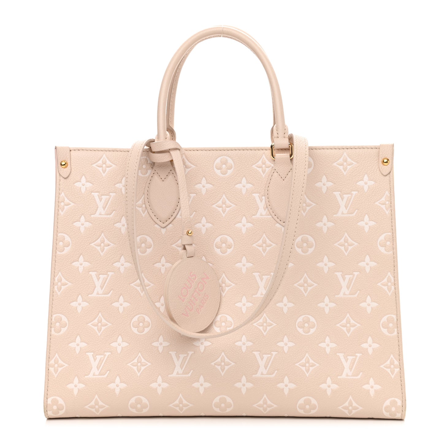 Empreinte Monogram Spring In The City Onthego MM Beige Pink Yellow