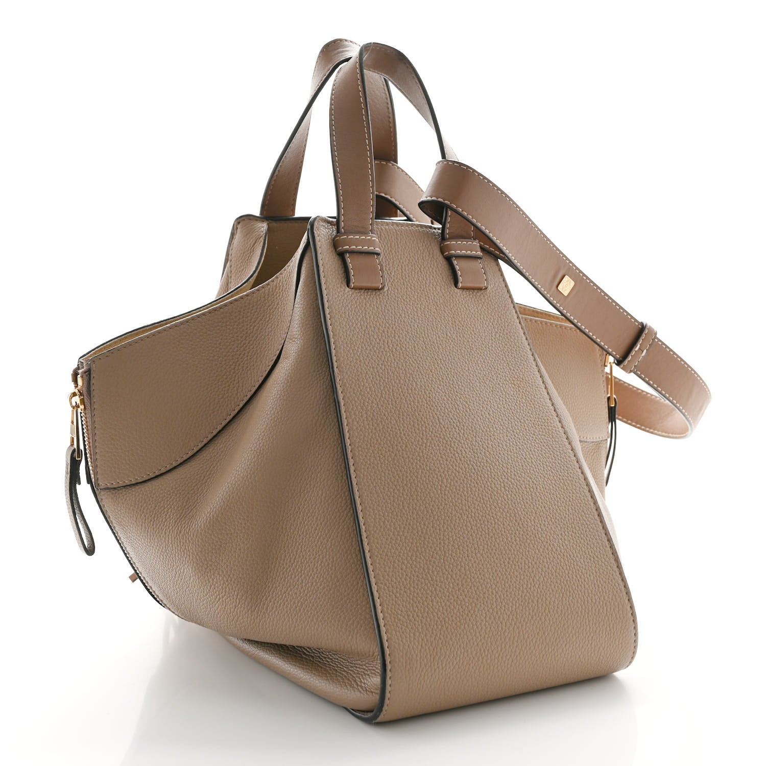 Loewe Calfskin Medium Hammock Shoulder Bag Sand Mink 3 of 9
