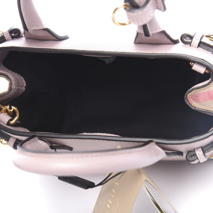 Burberry Grainy Calfskin House Check Baby Banner Tote Pale Orchid 4 of 7