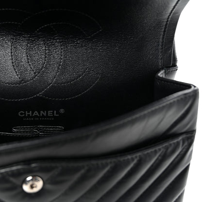 Chanel Aged Calfskin Chevron Quilted 2.55 Reissue 225 Flap So Black 6 of 10