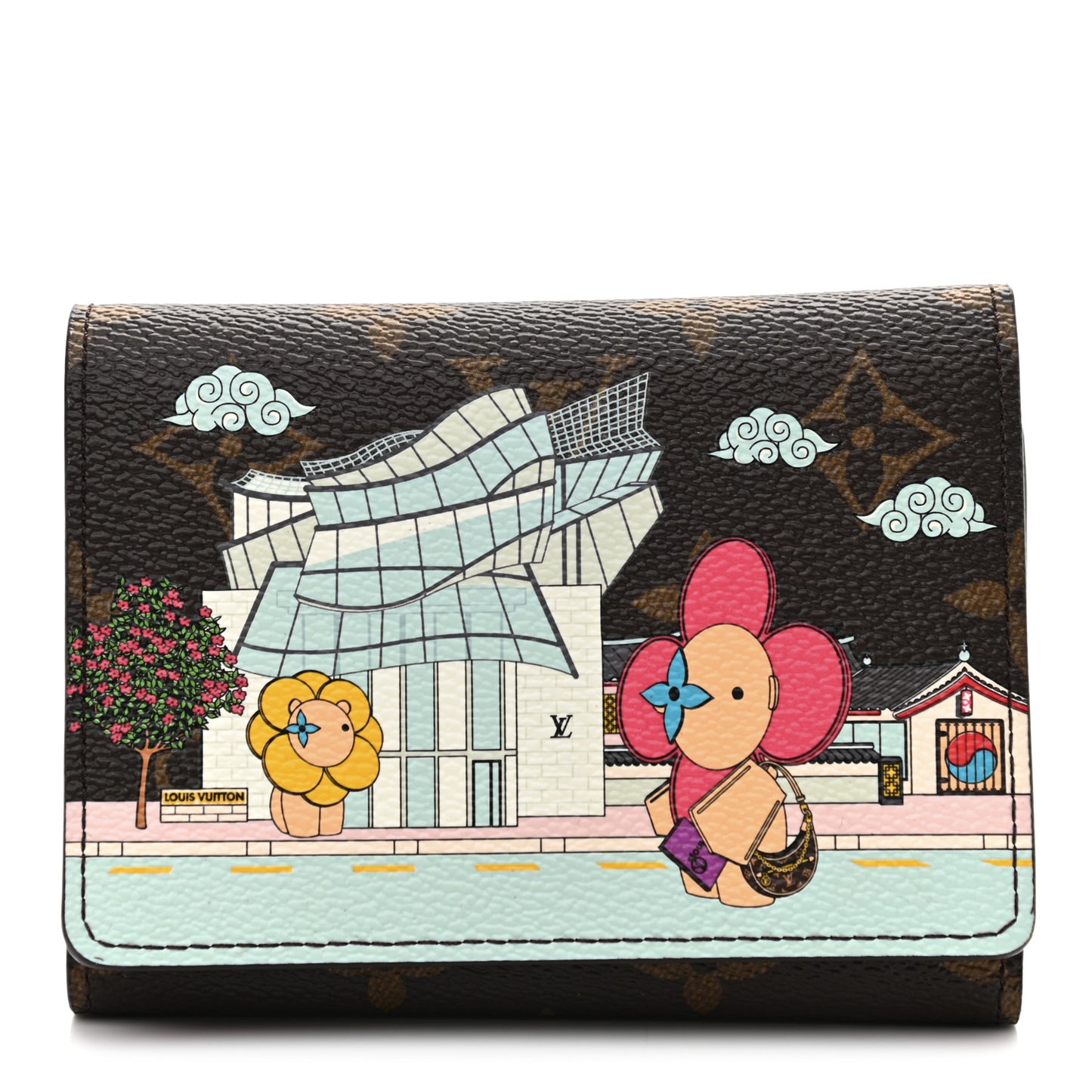 Monogram 2022 Christmas Animation Seoul Victorine Wallet Fuchsia