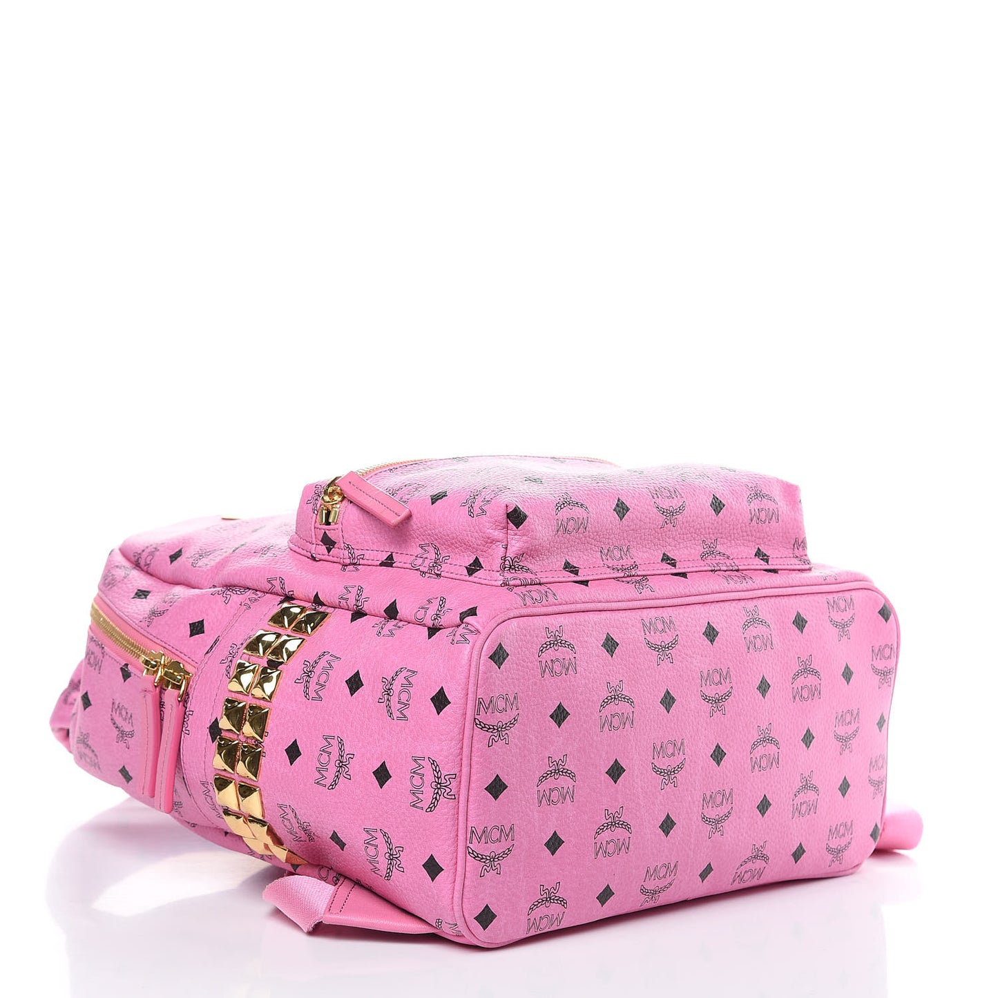 Visetos Medium Side Studs Stark Backpack Pink