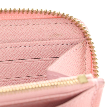Louis Vuitton Damier Azur Zippy Wallet Rose Ballerine 9 of 9