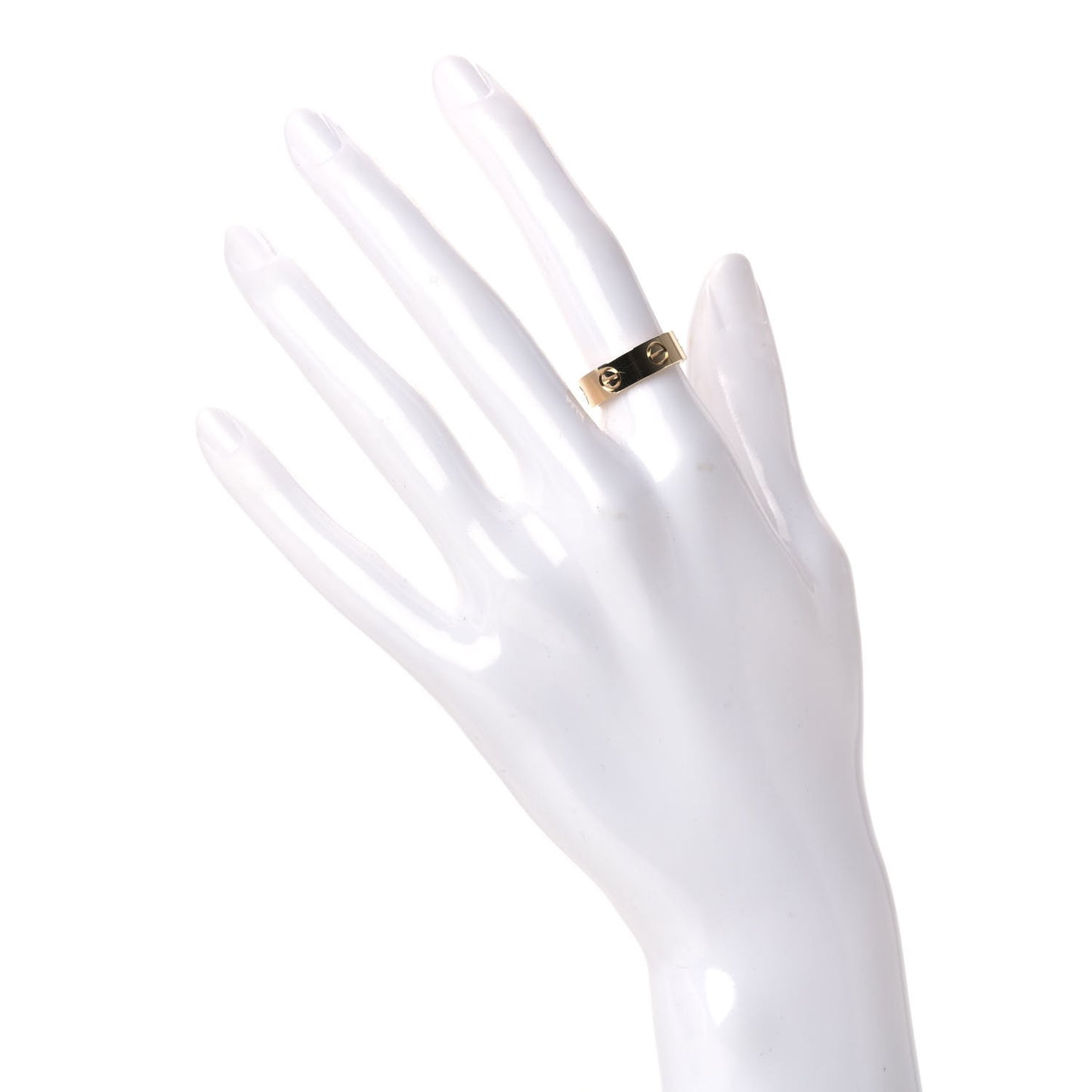 18K Yellow Gold 5.5mm LOVE Ring 50 5.25
