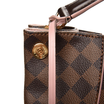 Louis Vuitton Damier Ebene Caissa Hobo Rose Ballerine 17 of 17